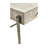 Water Solid Wood Top Metal Base Writing Desk