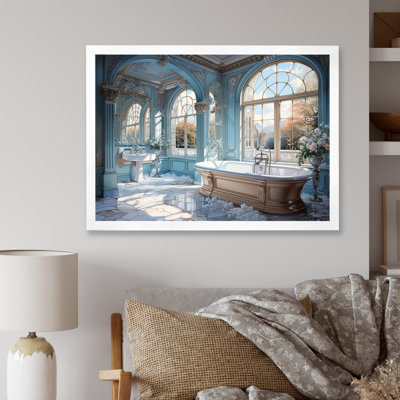 «Bathroom Bathroom Ethereal Glow I», reproduction sur toile