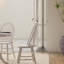 Chaise d'appoint à dossier Windsor en bois massif Wisconsin-1776470283