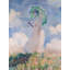 Woman With Parasol by Claude Monet - Wrapped Canvas Painting-1385608805