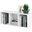 Bibliothèque / livre / rangement Luder, 3 niveaux, blanc