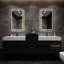 Meuble-lavabo mural double 104 po Albizu-69315929