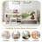 Archlebov Wooden  Daybed With Storage Shelves, Lockers, Study Desk And Matching Stool-1801517094