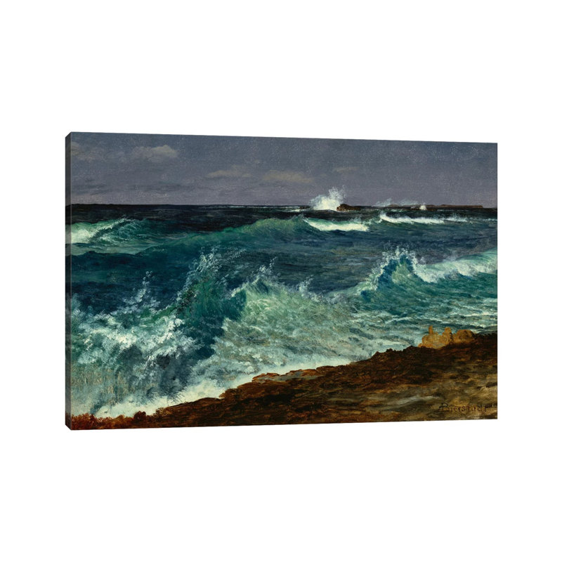 Paysage marin - Estampe numérique sur toile tendue avec châssis, H 12 po x l 18 po