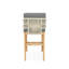 Amadora Outdoor Teak Bar Stool-580460312