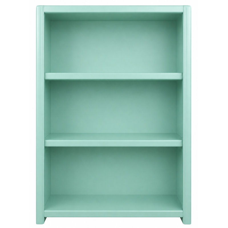 McKaylah Bookcase, Aquamarine, (2 Shelf) 48” H x 32” W x 13” D