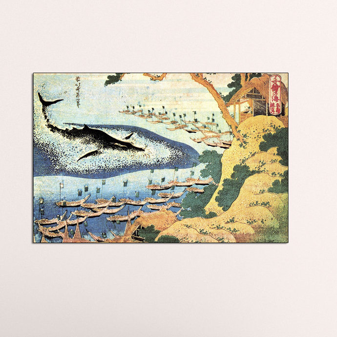 Hokusai - Wrapped Canvas Painting, 60cm H x 90cm W x 1.8cm D