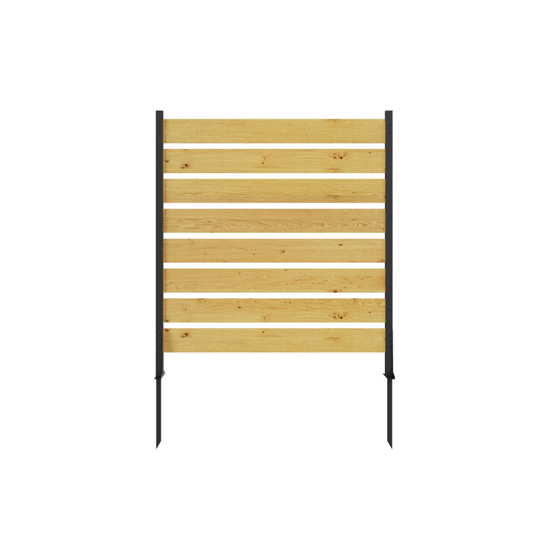 (2 panneaux) Écran d'intimité en bois de cèdre, murs d'intimité extérieurs, clôture en bois d'intimité pour clôture d'équipement de piscine, clôtures de poubelle, clôture de climatiseur