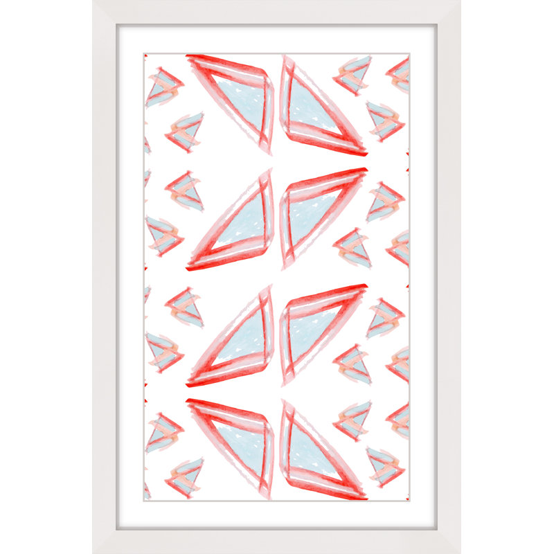 Rearrangement - Single Picture Frame Print, 91cm H x 61cm W x 3.81cm D, White