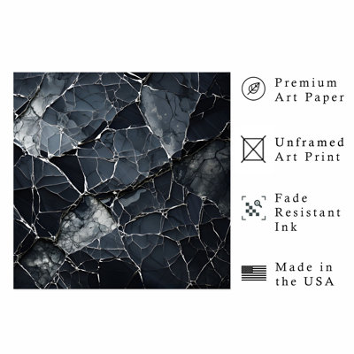 «Abstract Geode», reproduction d'art moderne sans cadre