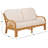 Isaias Rattan Loveseat