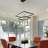 Atria Duo 29" Linear Integrated LED Pendant Height Adjustable ETL Certified Two-Tier Chandelier-100169986