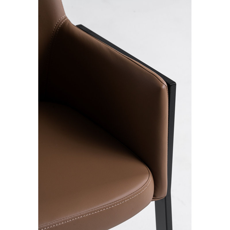 Fauteuil en métal brun Kaiyro