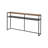  Yamazaki Home Tower Long Console Table For Entryway Or Hallways, Narrow Behind Sofa Table With Wooden Top And Metal Shelf - Shelf, 26" - Steel-99182031