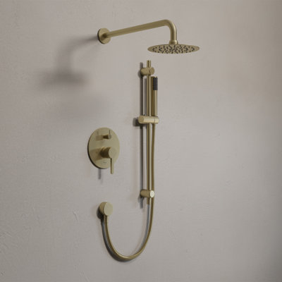 Système de douche complet à double fonction avec valve brute Valen