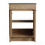 Meuble-lavabo autoportant 24 po avec lavabo en céramique noire et 2 portes d'armoire à fermeture en douceur ((Kd-Packing)-40998107-40998111-40998052