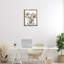 Cadre flottant moderne avec fleurs translucides, design par Albert Koetsier-80603033-80603032