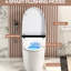 Toilette portative intelligente avec siège chauffant, chasse d'eau automatique et télécommande - Jet siphonique, batterie de secours, ouverture / fermeture d'eau chaude instantanée, séchage à l'air, jet de réglage de la température du siège pour
