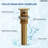Pop-Up Bathroom Sink Drain with Overflow-122072268