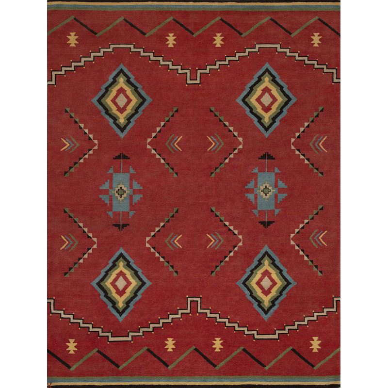 Mesa Wool Southwestern Area Rug, Rectangle 10' x 14'