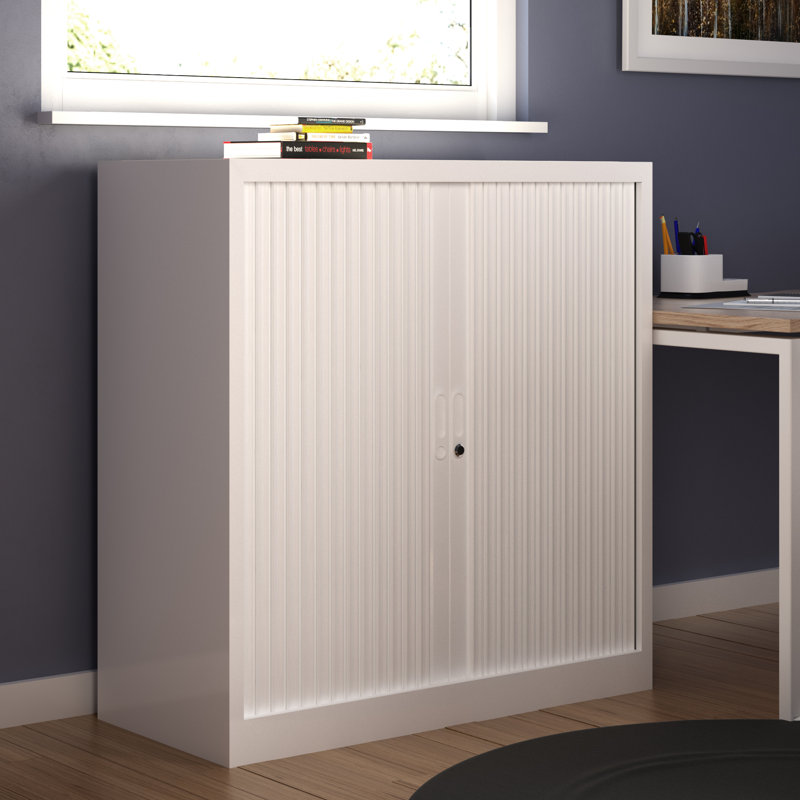 2 -Door 2 -Shelf, White