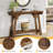 41.3 Inch 2-Tier Console Table With Storage Shelf