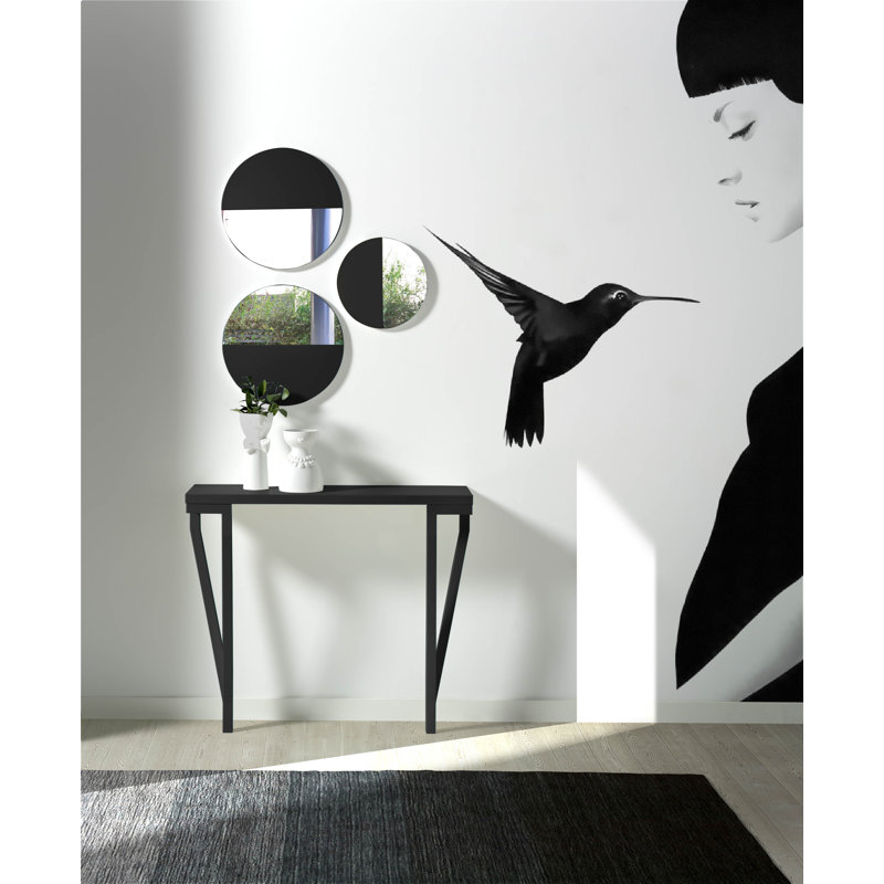 Fuchs 90cm Console Table, Black