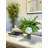 Real-Touch Hydrangeas Arranged with Mixed Greenery