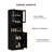 Book Cabinet Storage Bookcase, 5-Tier Modern Bookshelves With 3 Large Drawer And Glass Door(2B+2C)-332601635