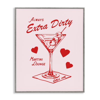  «Always Extra Dirty Martini», estampe numérique par House of Lulu