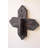  Decorative Clay Wall Planters Black Wash 21"H– Set of 4