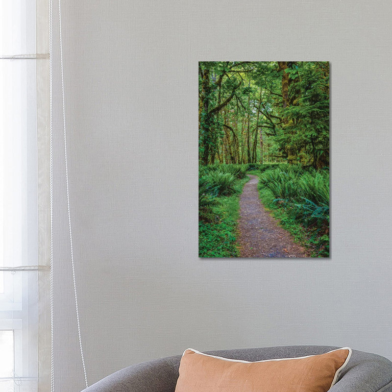 Parc national olympique, randonnée pédestre III, reproduction d'art sur toile tendue, H 26 po x l 18 po