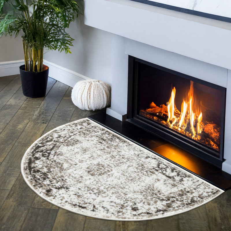 Tapis Antibes, Demi-cercle 2 pi 2 po x 3 pi 7 po