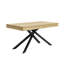 Extendable Metal Base Dining Table