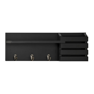 Speight Wall Mail Organizer with Key Hooks