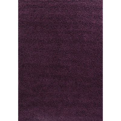 Esterly Solid Colour Shag Area Rug