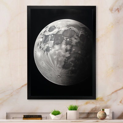 " Black Silver Moon Solitude I "