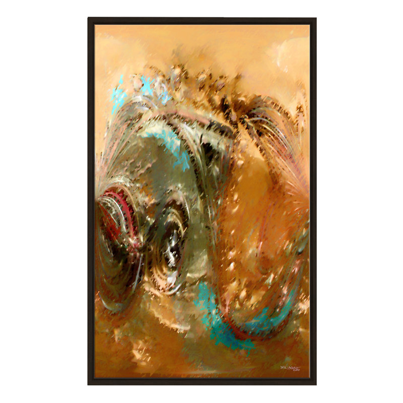 «A Spirit of Power. 2 2 Timothy 1: 7 ', impression sur toile, H 51,5 po x l 31,5 po x P 2 po, Cadre flottant espresso