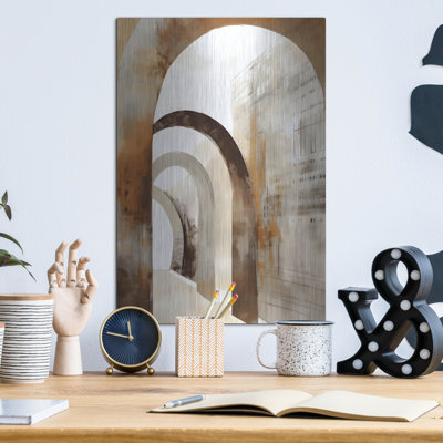«Mid Century 2» par Petals Prints Design, art mural en métal