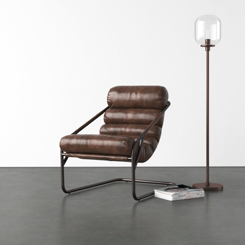Ottawa Upholstered Armchair, Brown