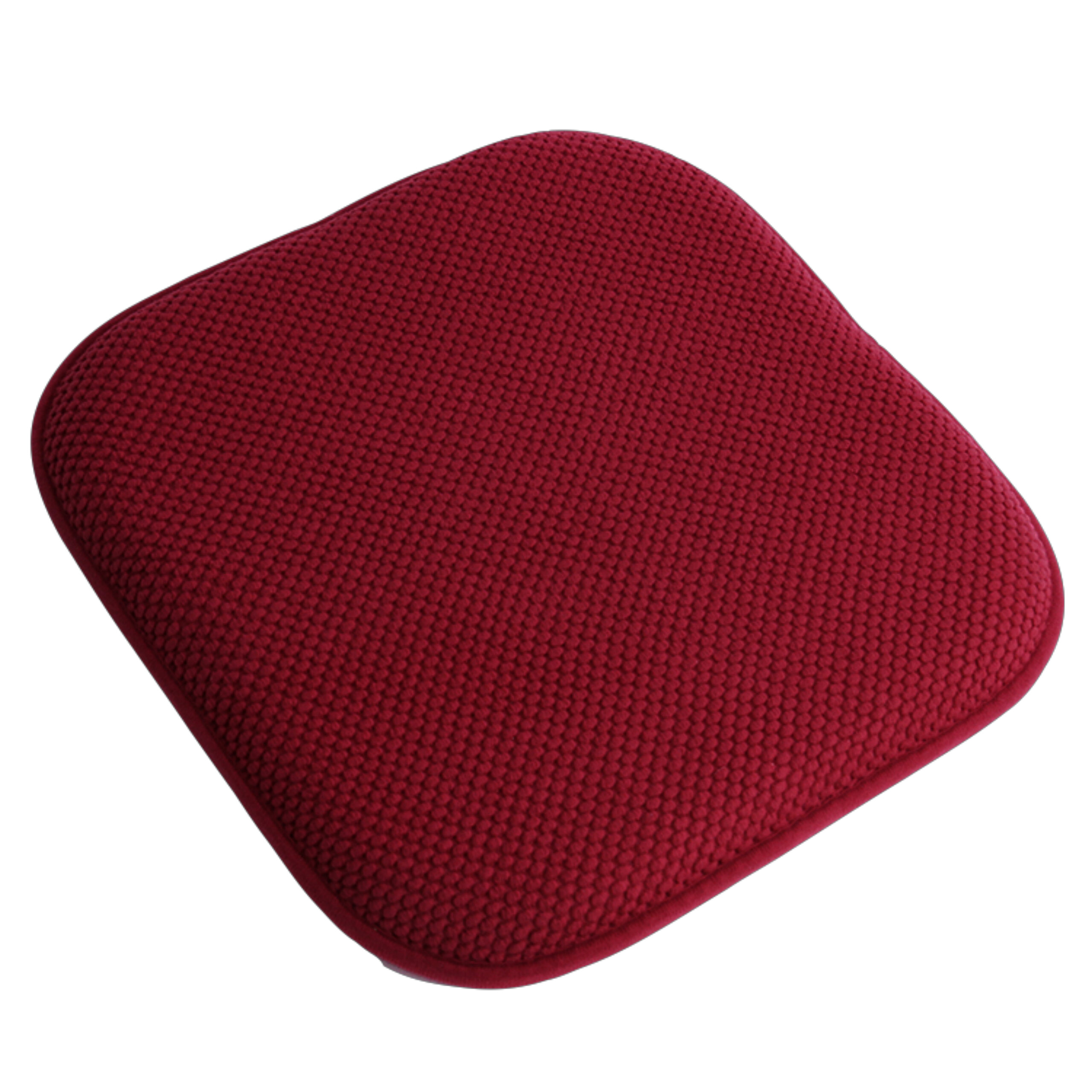 Premium Memory Foam Non-Slip Ultra Soft Chenille Surface Chair Pad Cushions  - Assorted Colors 