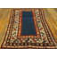 Open Blue Field Antique Tribal Geometric Caucasian Talish Rug