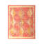 Hand-Knotted Moroccan Rug Red Gold Diamond Pattern-190784079
