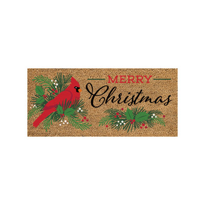 Tapis d'interrupteur Moir Christmas Cardinal