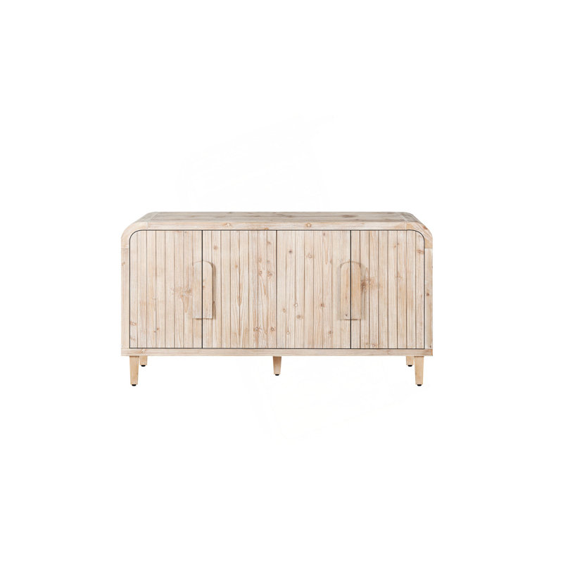 Buffet 59 po 59 po Farmhouse, Bois naturel délavé