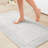 1 PCS 100% Cotton Tufted 3000 GSM Reversible Bath Rug Grey-2067799511