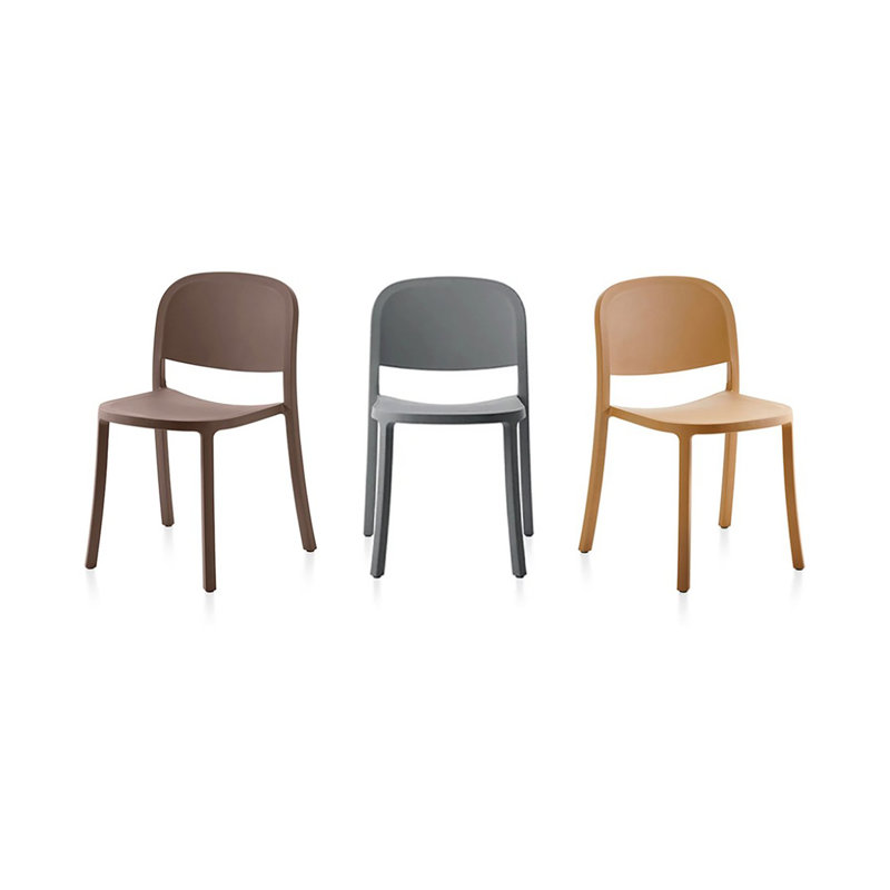 1 Inch Reclaimed Stacking Chair by Jasper Morrison, Brown