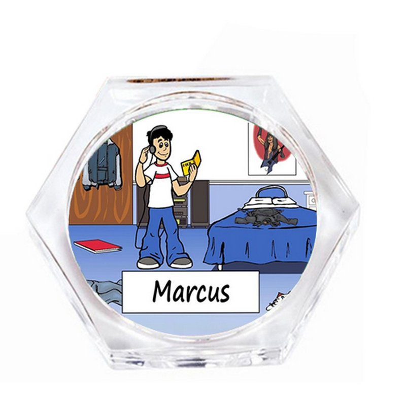 Ensemble de 4 sous-verres personnalisés, Oui