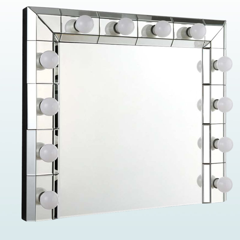 Mirrored Dominic Accent Mirror