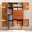 Bibliothèque en bois massif style français